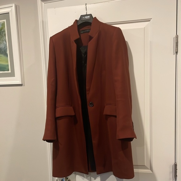 Zara sz L like lightweight long-cut jacket, like new - Picture 4 of 7